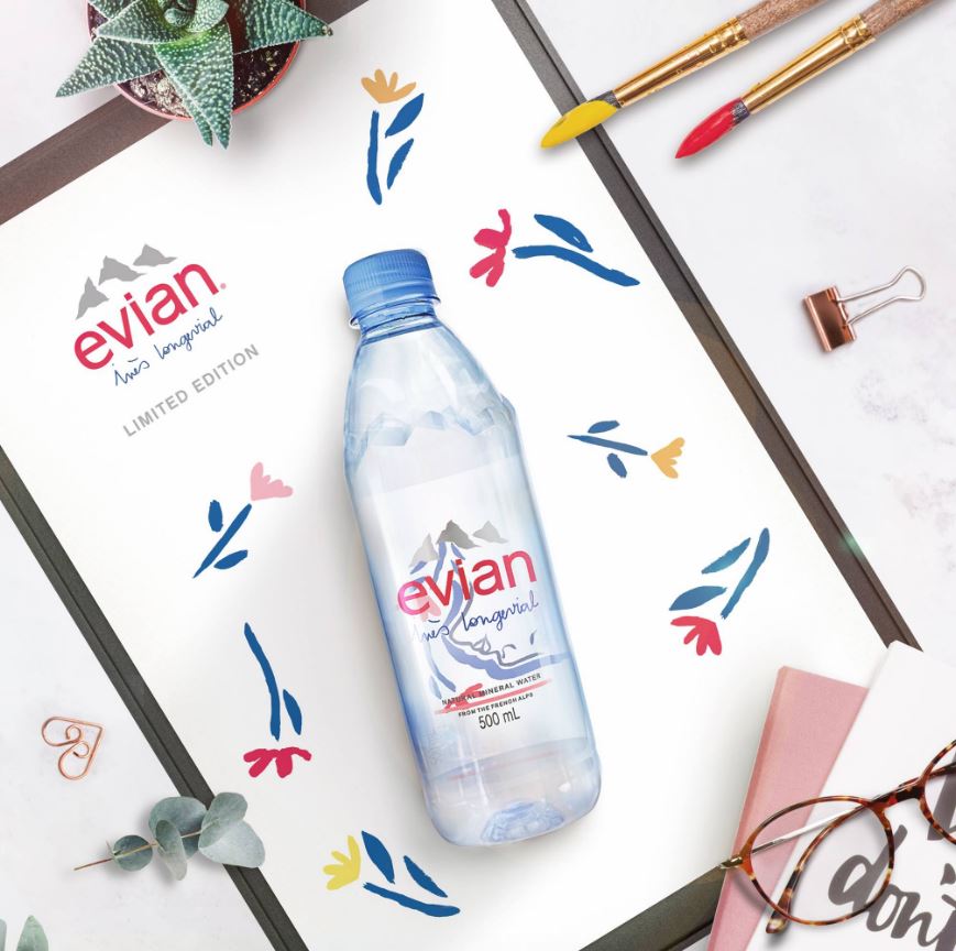 Limited edition Evian