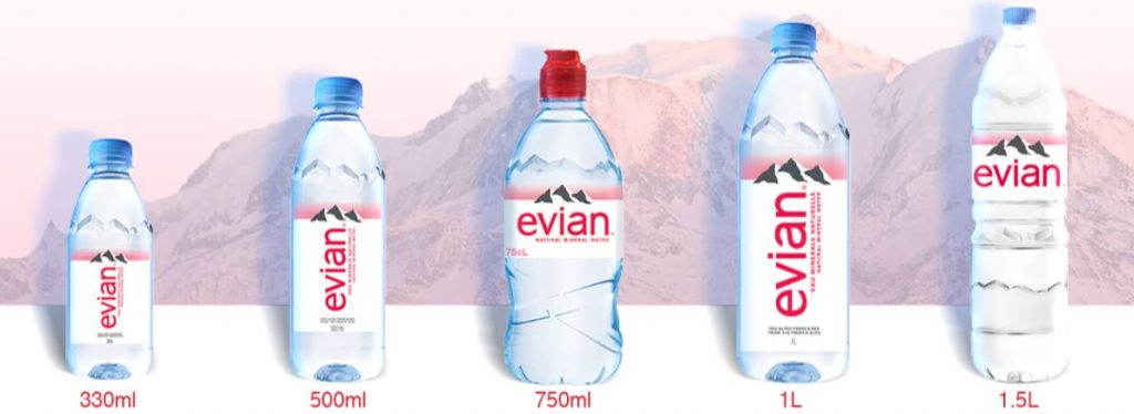 Sản phẩm nước khoáng Evian