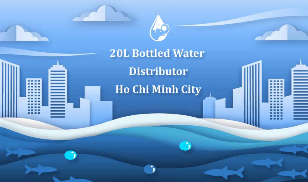 20L bottled water distributor in Ho Chi Minh City