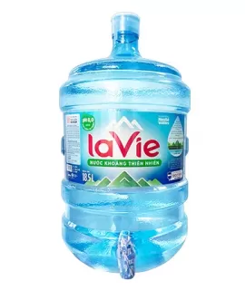 Nước khoáng Lavie 18.5L bình vòi